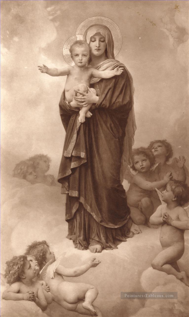 NotreDame Des Anges réalisme William Adolphe Bouguereau Peintures à l'huile